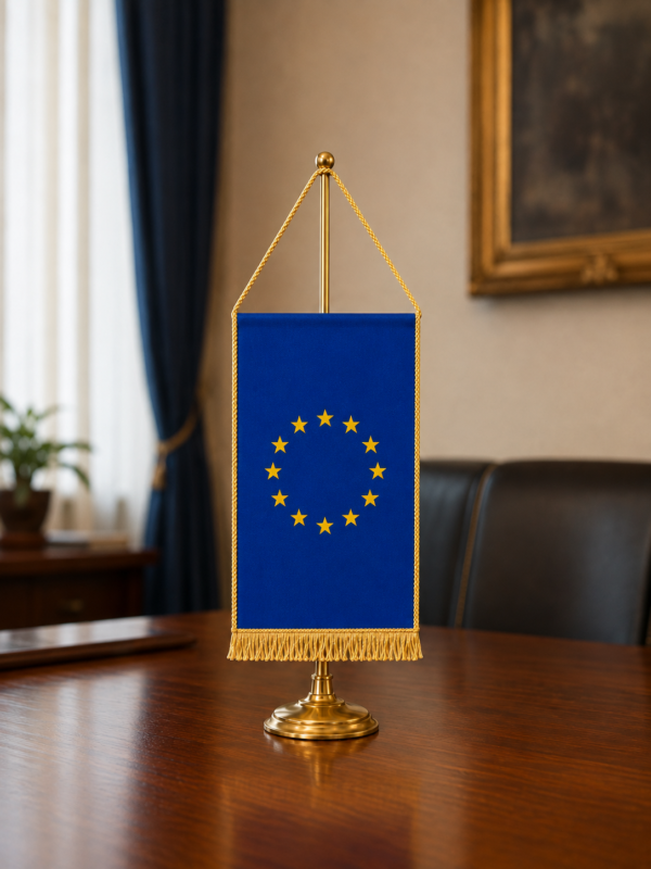 Zastava EU stolna 24x12 cm