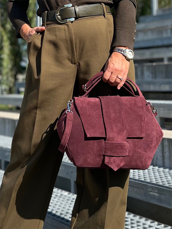 romba bordo9- Modna torba Romba - Slika 4